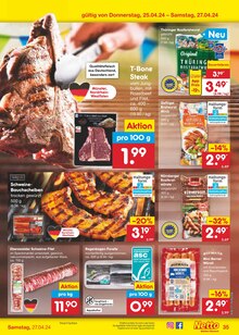 Rindfleisch im Netto Marken-Discount Prospekt "Aktuelle Angebote" mit 51 Seiten (Moers)