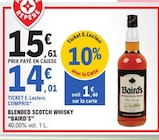 Blended Scotch Whisky - Baird's en promo chez E.Leclerc Haguenau à 14,01 €