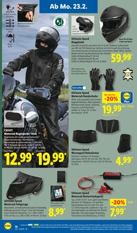 Motorradbekleidung im Lidl Prospekt "LIDL LOHNT SICH" mit 67 Seiten (Hannover)