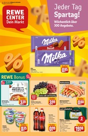 Milka im REWE Prospekt in Brühl Aktueller REWE Prospekt mit Milka, "Dein Markt", Seite 1