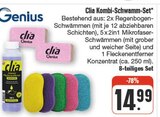 Clia Kombi-Schwamm-Set Angebote von Genius bei nah und gut Jena für 14,99 €