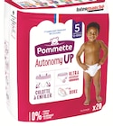Couche culotte autonomy up taille 5 12/18kg x20 - POMMETTE en promo chez Intermarché Hyper Couche culotte autonomy up taille 5 12/18kg x20 - POMMETTE dans le catalogue Intermarché Hyper
