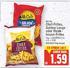 Chef-Frites oder Golden Longs oder Steakhouse-Frites von McCain im aktuellen E center Prospekt