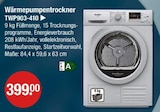 Wärmepumpentrockner TWP903-410 von  im aktuellen V-Markt Prospekt für 399,00 €