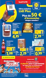 Coca-Cola Angebote im Prospekt "Fan de l'été" von Lidl Coca-Cola Angebote im Prospekt "Fan de l'été" von Lidl auf Seite 9