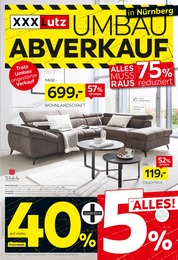 XXXLutz Möbelhäuser Prospekt für Nürnberg mit 24 Seiten XXXLutz Möbelhäuser Prospekt für Nürnberg: "RED SHOPPING WEEK", 24 Seiten, 09.05.2022 - 22.05.2022
