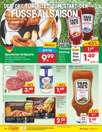 Spanferkel Angebot im aktuellen Netto Marken-Discount Prospekt auf Seite 22