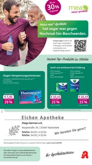 Aktueller mea - meine apotheke Prospekt (Halstenbek, 4 Seiten zum blättern mea - meine apotheke Prospekt Unsere September-Angebote mit 4 Seiten