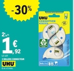 3 rollers correcteur - UHU dans le catalogue E.Leclerc