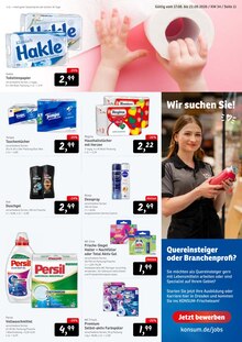 Toilettenpapier im Konsum Prospekt "Cremig, knusprig und lecker - zum Sparpreis" mit 12 Seiten (Dresden)