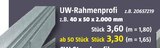 UW-Rahmenprofi von  im aktuellen BAUHAUS Prospekt für 3,30 €