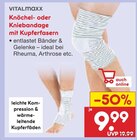 Knöchel- oder Kniebandage mit Kupferfasern von Vitalmaxx im aktuellen Netto Marken-Discount Prospekt