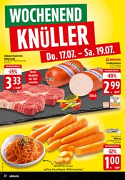 Rumpsteak im EDEKA Prospekt in Rheine Aktueller EDEKA Prospekt mit Rumpsteak, "Aktuelle Angebote", Seite 22