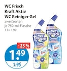Kraft Aktiv WC Reiniger Gel von WC Frisch im aktuellen V-Markt Prospekt für 1,49 €
