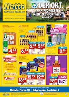 Aktueller Netto Marken-Discount Prospekt (Schweinfurt) Netto Marken-Discount Prospekt "DER ORT, AN DEM DU IMMER AUSGEZEICHNETE PREISE FINDEST." mit Seiten (Schweinfurt)