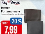 Herren-Portemonnaie Angebote von Tony Brown by Stolz bei Kaufhaus Stolz Rostock für 7,99 €