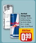 Energy Drink Angebote von Red Bull bei REWE Plauen für 0,99 €