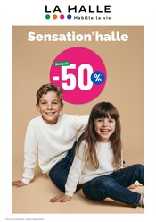 Promos Chaussures dans le catalogue "Sensation'halle" de La Halle Chaussures en promo dans le catalogue La Halle à la page 1