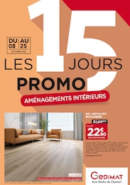 Catalogue Bricolage Gedimat en cours à Rueil-Malmaison et alentours, LES 15 JOURS PROMO : AMÉNAGEMENTS INTÉRIEURS, 12 pages, 08/10/2025 - 25/10/2025