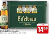 EDEKA Waxweiler - Eifelbräu Helles Landbier Angebot im Prospekt Eifelbräu Helles Landbier bei EDEKA im Waxweiler Prospekt für 14,99 €