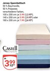 Jersey-Spannbetttuch Angebote von Castell bei GLOBUS Pulheim für 3,99 €