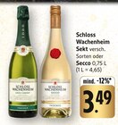 Sekt Angebote von Schloss Wachenheim bei EDEKA Darmstadt für 3,49 €
