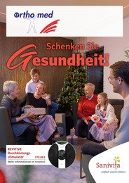 Aktueller Sanitätshaus Orthomed GmbH Sanitätshäuser Prospekt für Frankfurt: Schenken Sie Gesundheit! mit 6} Seiten, 13.11.2024 - 31.01.2025