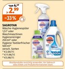 Wäsche-Hygienespüler, Waschmaschinen Hygienereiniger oder Hygiene Textilerfrischer von SAGROTAN im aktuellen Müller Prospekt für 2,99 €