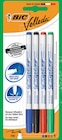 4 feutres effaçables à sec assortis - BIC à 1,33 € dans le catalogue Intermarché Hyper