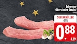 Aktuelle Steak Angebote bei EDEKA in Augsburg Aktuelles Schweine-Oberschalen-Steaks Angebot bei EDEKA in Augsburg ab 0,88 €