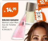 Woman oder Man Eau de Toilette im Angebot bei Müller in Leonberg Woman oder Man Eau de Toilette Angebote von Bruno Banani bei Müller Leonberg für 12,95 €