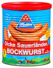 Dicke Sauerländer Bockwurst Angebote von Metten bei REWE Velbert für 3,33 €