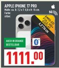 iPhone 17 Pro im Angebot bei Marktkauf in Bochum iPhone 17 Pro Angebote von Apple bei Marktkauf Bochum für 1.111,00 €