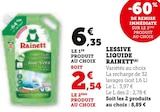 Lessive Liquide - RAINETT en promo chez Super U Bourges à 2,54 €