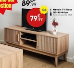 Meuble TV - KLAUS en promo chez Maxi Bazar Marignane à 79,99 €