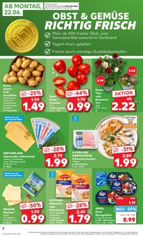 Kaufland Biberach Prospekt der aktuellen Woche, gültig von 22.06.2026 bis 24.06.2026 Aktueller Kaufland Biberach Prospekt "Hier bin ich richtig" mit 67 Seiten
