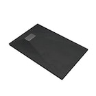 Promo Receveur de douche en résine noir effet pierre - 80 X 120 cm à 99,00 € dans le catalogue Brico Dépôt à Trélissac
