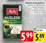 Auslese Klassisch im Angebot bei EDEKA in Krefeld Auslese Klassisch Angebote von Melitta bei EDEKA Krefeld für 5,49 €