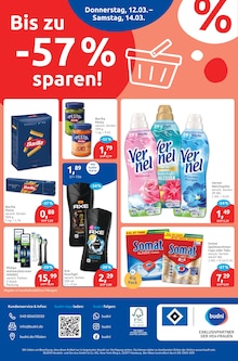 Weichspüler im aktuellen budni Prospekt (Lübeck) Weichspüler im budni Prospekt "drogeriemarkt" mit 10 Seiten (Lübeck)
