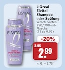 Elvital Shampoo im Angebot bei combi in Bremen Elvital Shampoo Angebote von L'Oreal bei combi Bremen für 2,99 €