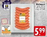 Aktuelle Bratwurst Angebote bei EDEKA in Krefeld Aktuelles Bratwurst Angebot bei EDEKA in Krefeld ab 5,99 €