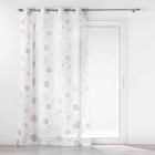 Promo Rideau voilage imprimé géométrique métallisé à 10,39 € dans le catalogue Décor Discount à Fenouillet