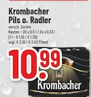 Pils o. Radler bei Trinkgut im Bocholt Prospekt für 10,99 €