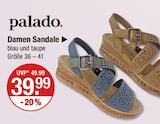 Damen Sandale im V-Markt Prospekt Damen Sandale von palado im aktuellen V-Markt Prospekt für 39,99 €