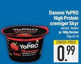 YoPRO High Protein cremiger Skyr im EDEKA Prospekt YoPRO High Protein cremiger Skyr von Danone im aktuellen EDEKA Prospekt für 0,99 €