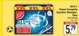 Aktuelle Kuchen Angebote bei EDEKA in Ingolstadt Aktuelles All in 1 Power Complete Geschirr-Reiniger-Tabs Angebot bei EDEKA in Ingolstadt ab 5,79 €