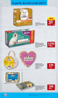 Promotion Griffoir chat dans le prospectus Aldi, valable du 25/11/2025 au 01/12/2025 Promo Griffoir chat dans le catalogue Aldi du moment à la page 42
