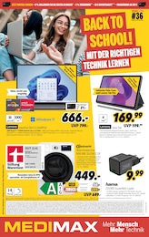 MEDIMAX Prospekt für Kiel mit 8 Seiten MEDIMAX Prospekt für Kiel: "BACK TO SCHOOL!", 8 Seiten, 28.08.2026 - 04.09.2026