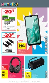 Promos Smartphone dans le catalogue "L'ÉTÉ À LA PLAGE, LA RENTRÉE À LA PAGE." de Carrefour Market Smartphone en promo dans le catalogue Carrefour Market à la page 21