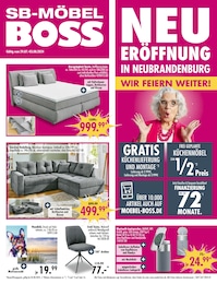 SB Möbel Boss Prospekt für Neubrandenburg: "NEUERÖFFNUNG", 16 Seiten, 29.07.2024 - 03.08.2024